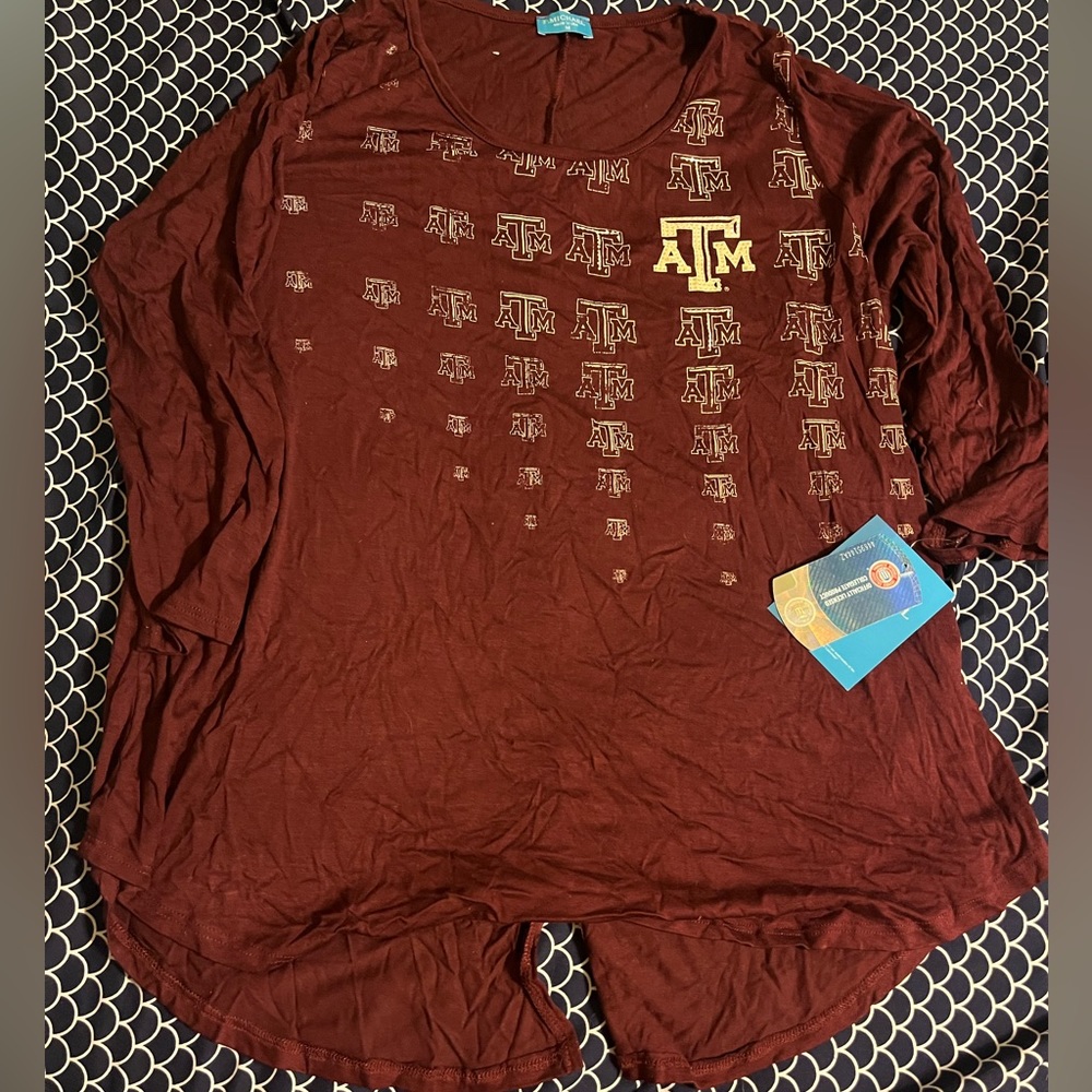 Unworn P. Michael A&M long sleeve shirt size Medium
